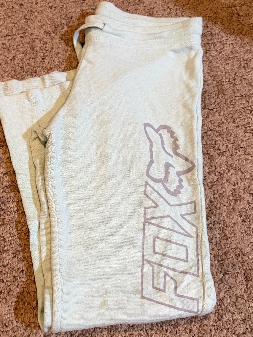 Fox Mint Green Logo Joggers